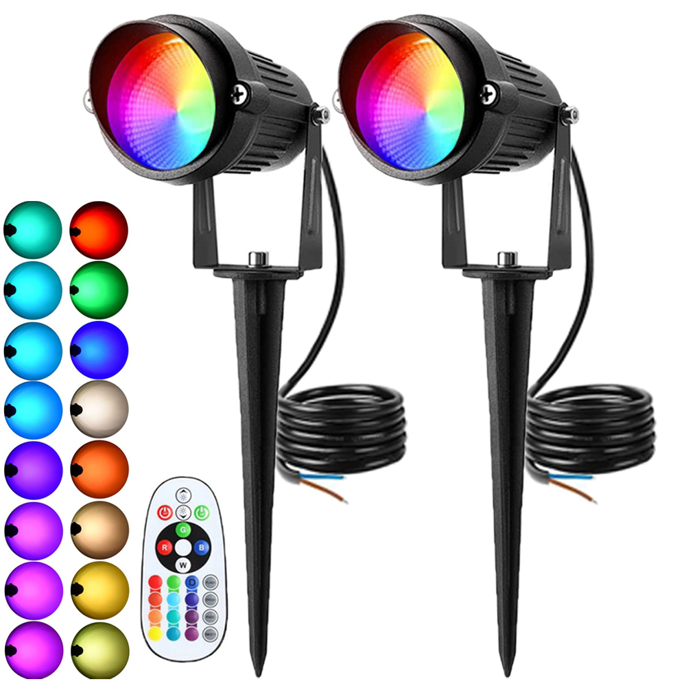 Outdoor Lighting Uk - RGBW Color Changing Landscape Light LED
