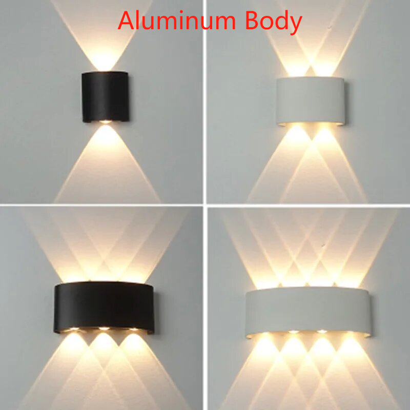 Outdoor Lighting Up And Down - Aluminium LED Wall Lamp IP65 Outdoor