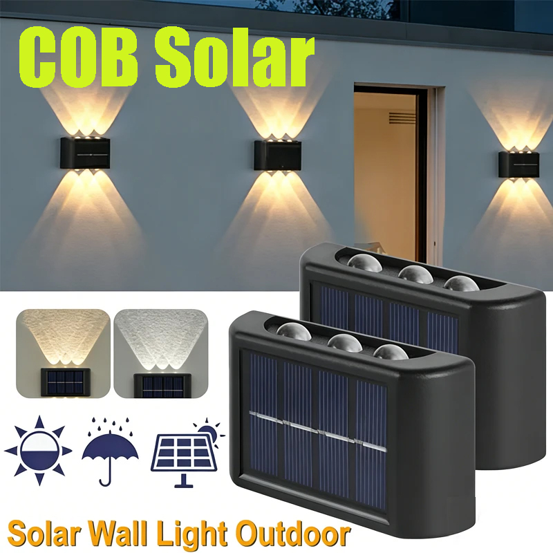 Outdoor Lighting Portable - COB Solar Wall Lamp Outdoor Waterproof
