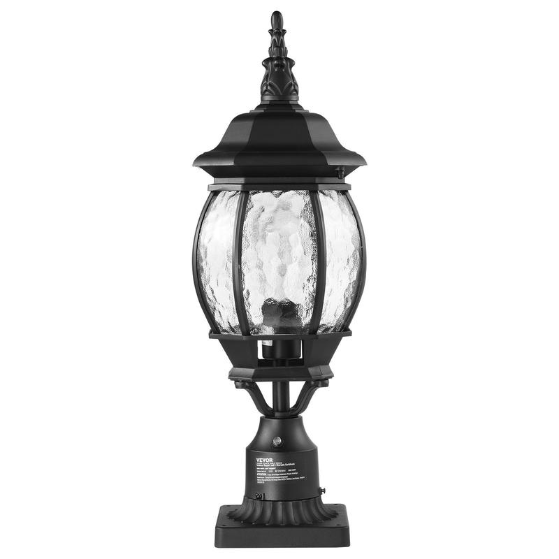 Outdoor Lighting Sensor - 2-Pack Exterior Pillar Lantern 20.87-Inch For
