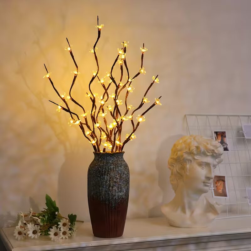 Outdoor Lighting Landscape - 1/2PC 20LED Cherry Blossom Tree Branch