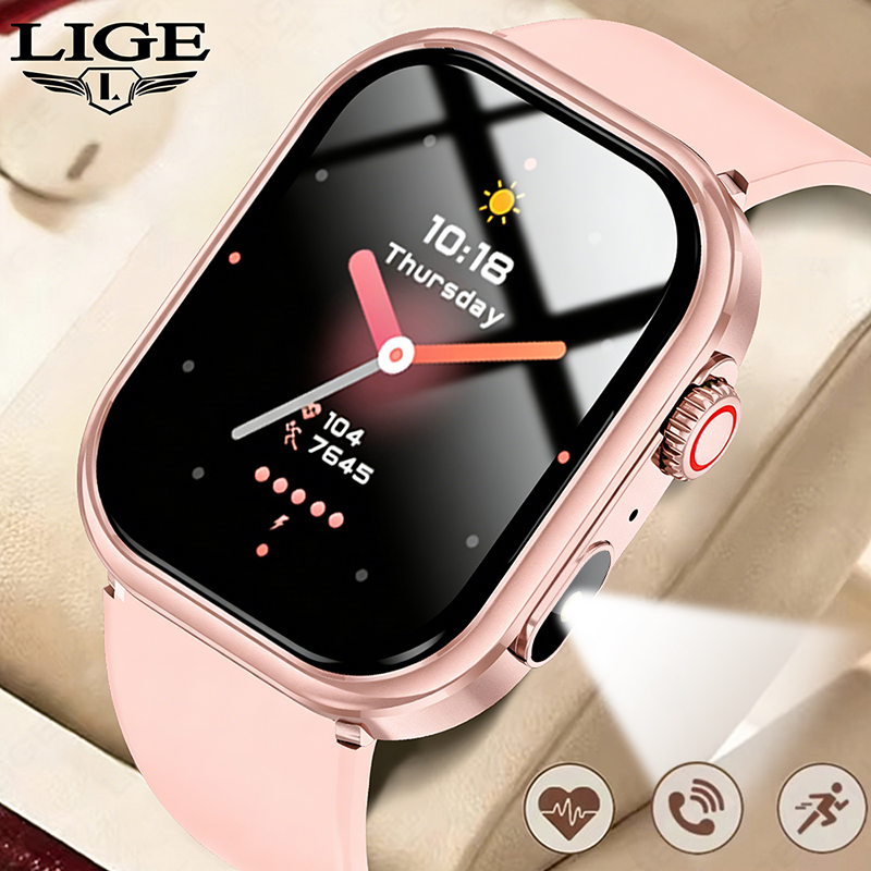 Outdoor Lighting Japanese - LIGE Women Smart Watch 2.01