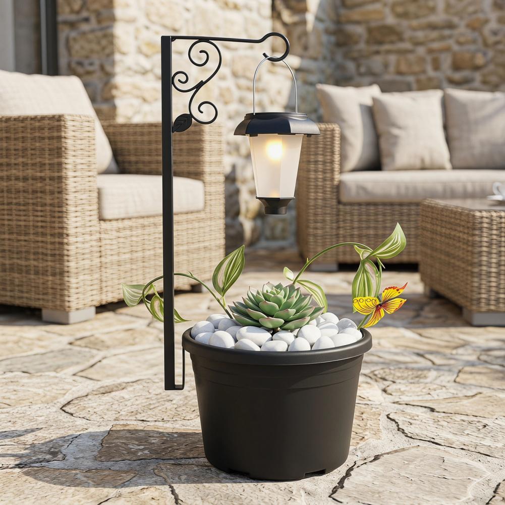 Outdoor Lighting Front Yard - Plant Pot Solar Lamp Solar Lamp