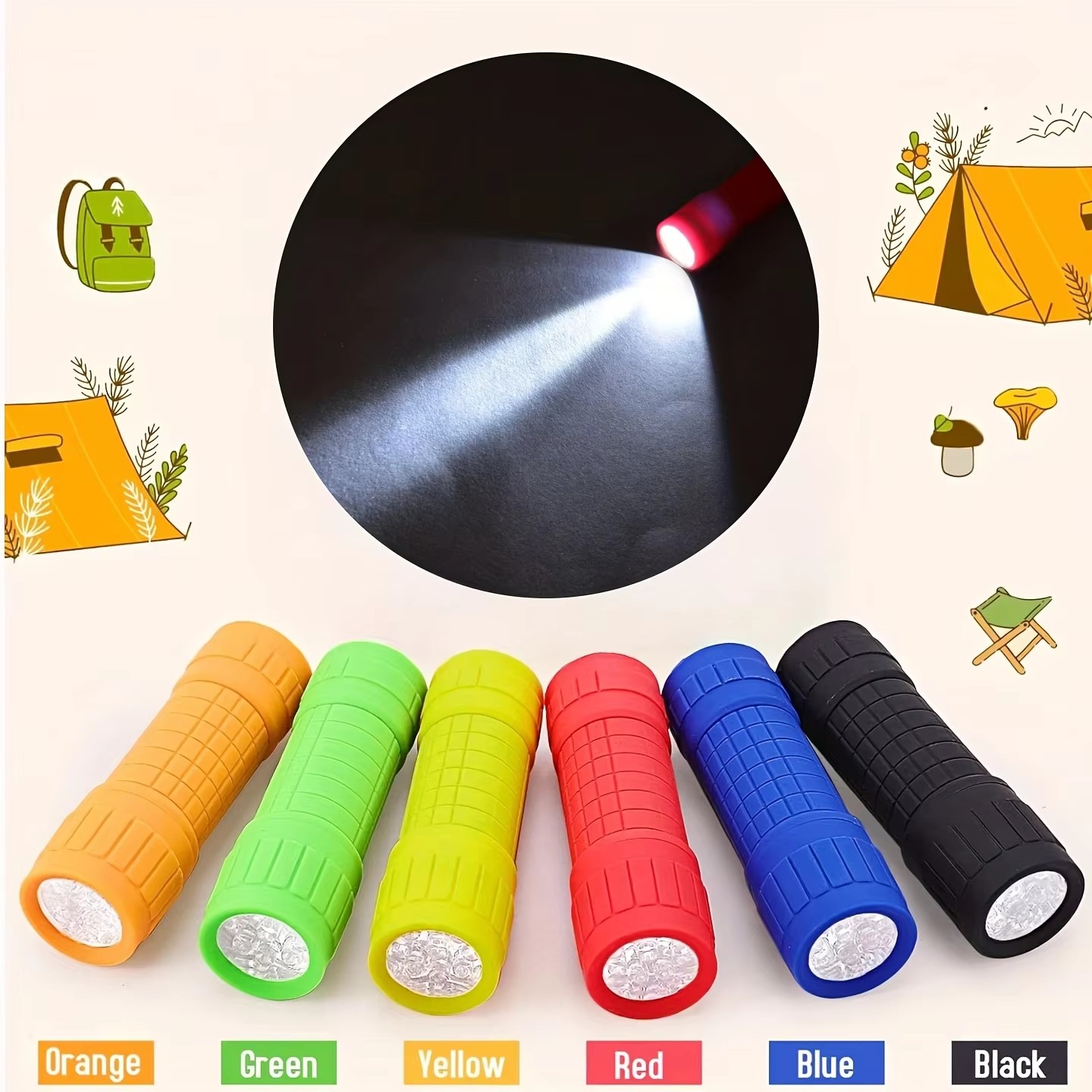 Outdoor Lighting Quality - Mini Portable LED Flashlight Nine XPE