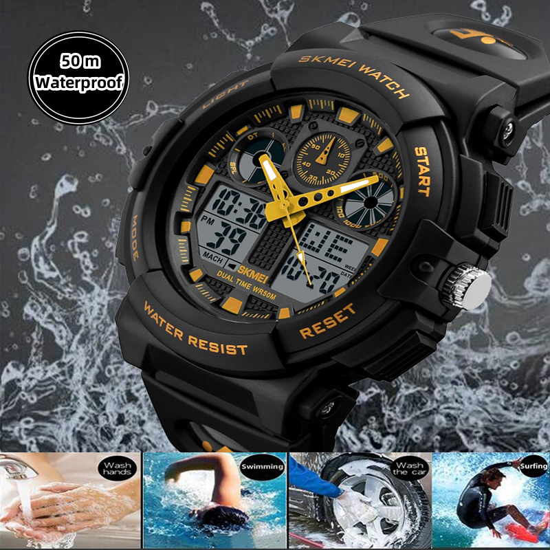 2017 New SKMEI Men Sports Watc - Outdoor Lighting Zones ulasan dan harga