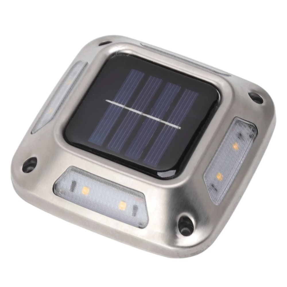 4 PCS 8 LED Solar Ground Light - Ground Light Recessed ulasan dan harga
