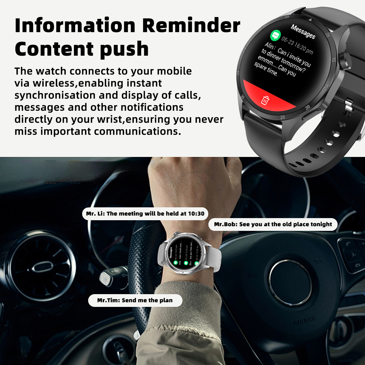 New Smartwatch Android IOS 1.5 - Outdoor Lighting Japanese ulasan dan harga