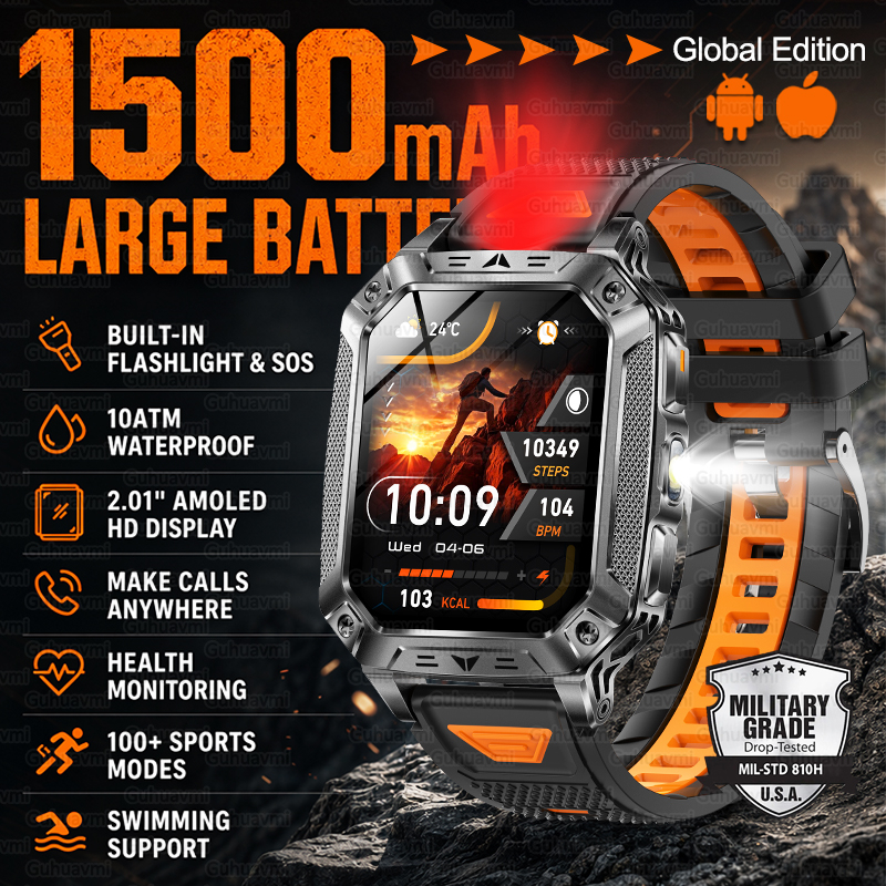 New 1500mAh Military Outdoor S - Outdoor Lighting Japanese ulasan dan harga
