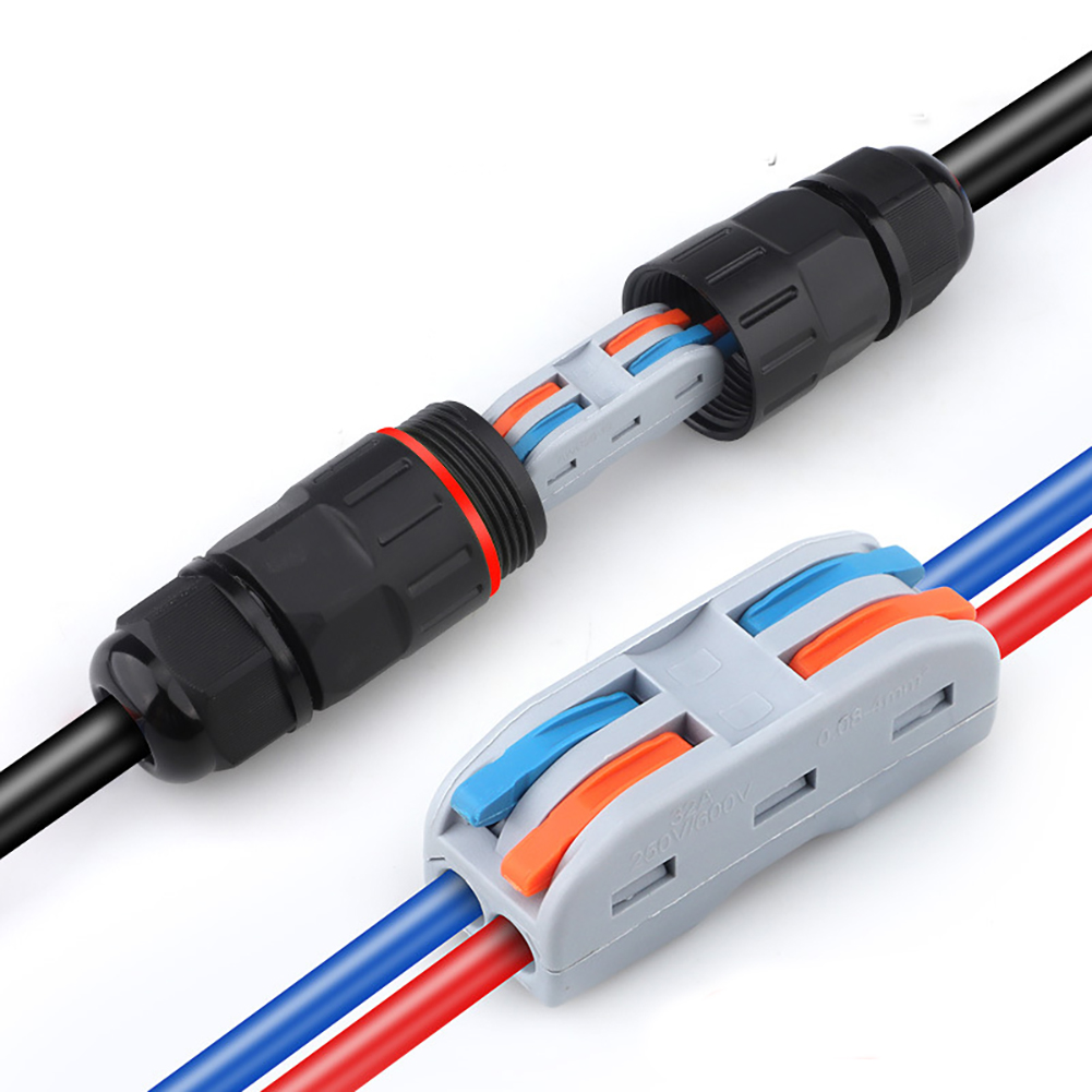 1Pc 2 Pin 3 Pin Wire Connector - Outdoor Lighting Wire Connectors ulasan dan harga