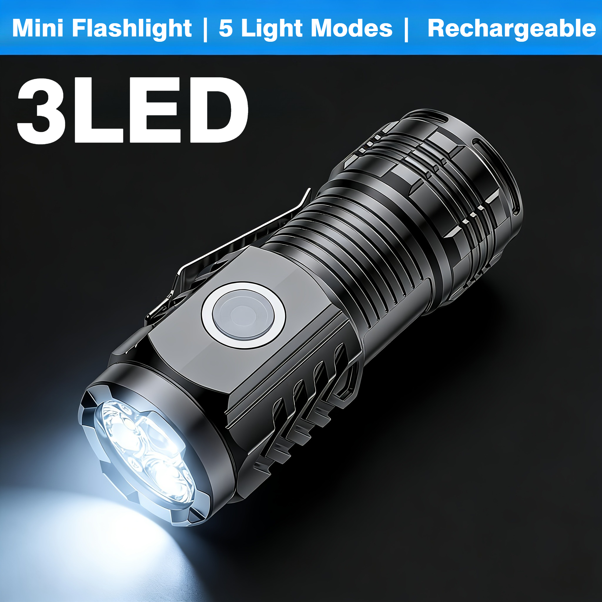 Portable Mini 3 LED Handheld F - Outdoor Lighting Quality ulasan dan harga