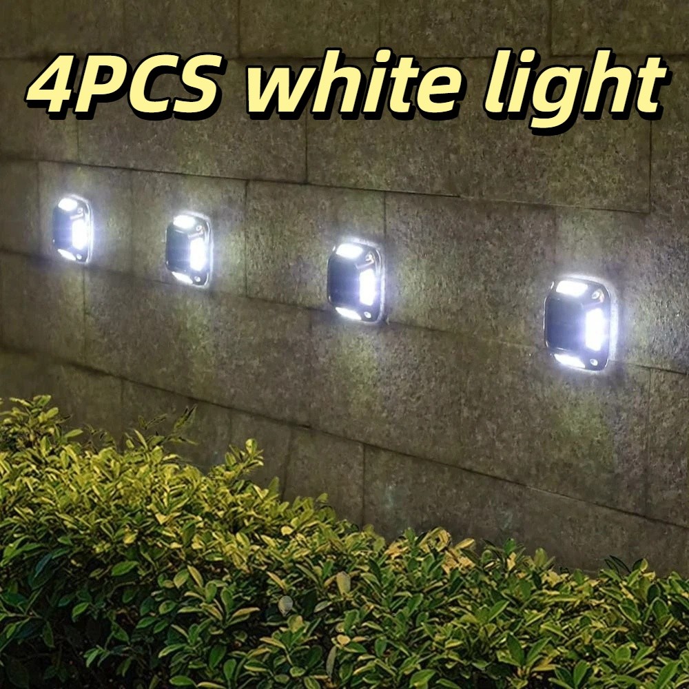 4 PCS 8 LED Solar Ground Light - Ground Light Recessed ulasan dan harga