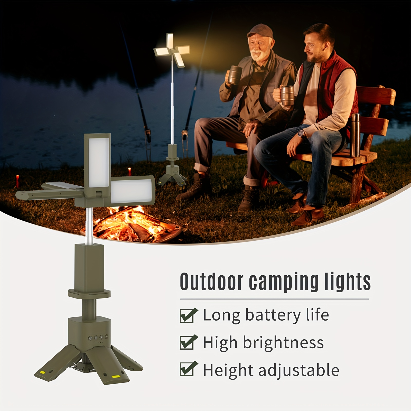 Camping Lantern, 14000mAh Rech - Outdoor Lighting Portable ulasan dan harga