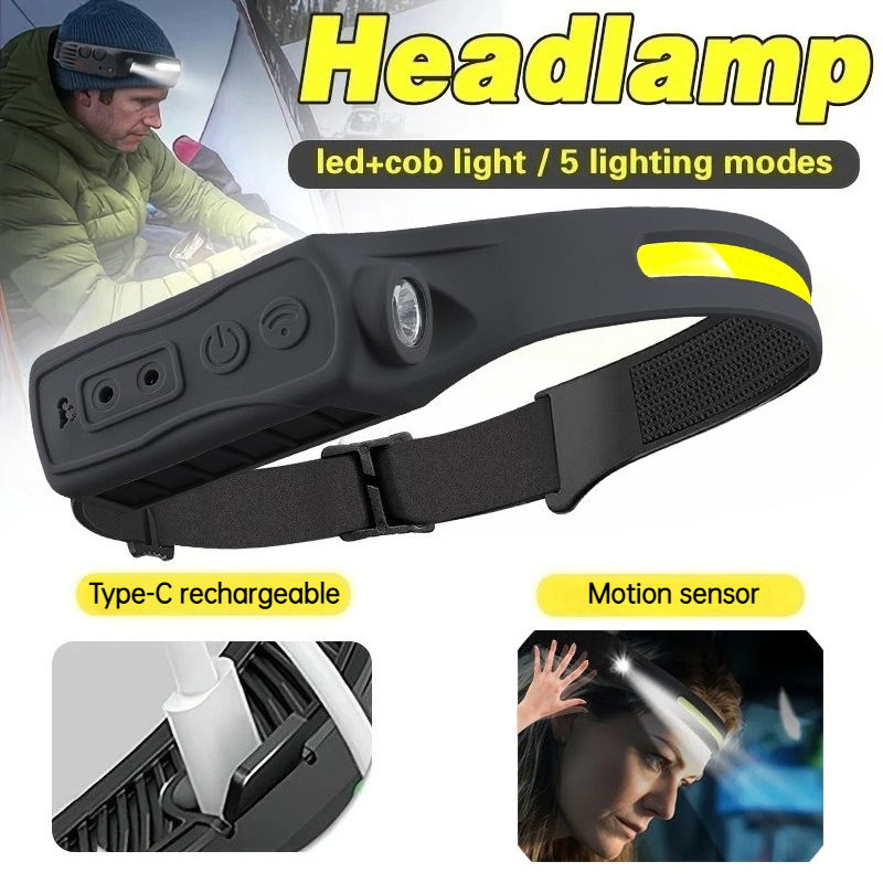Powerful COB LED Sensor Headla - Outdoor Lighting Sensor ulasan dan harga