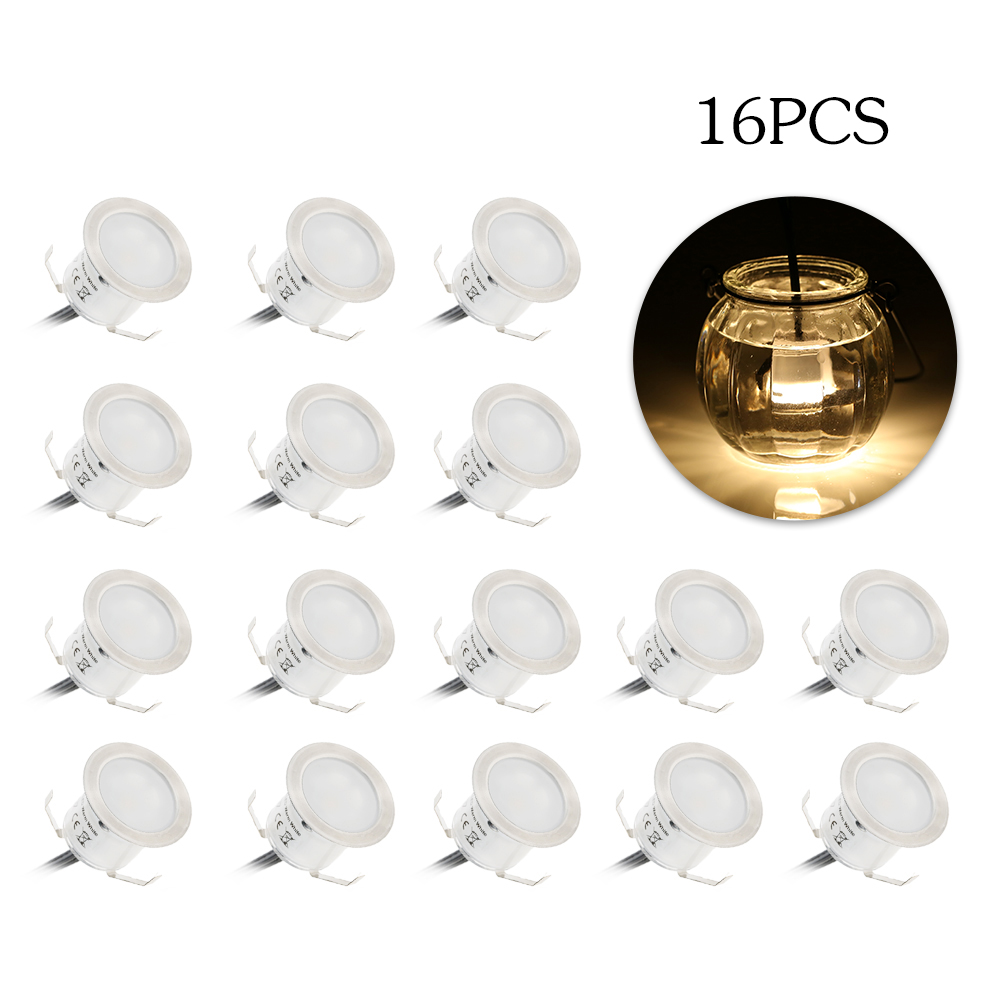 16PCS 0.6W High Bright Recesse - Ground Light Recessed ulasan dan harga