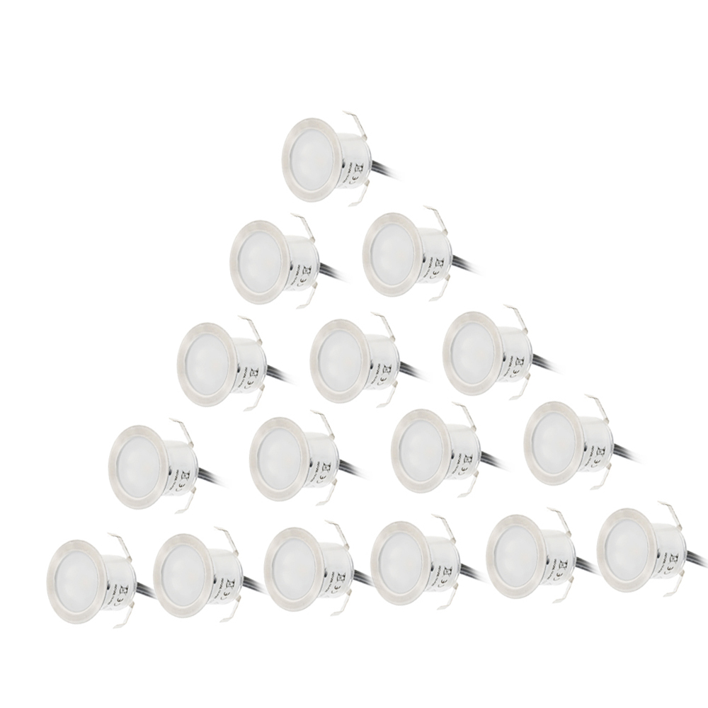 16PCS 0.6W High Bright Recesse - Ground Light Recessed ulasan dan harga