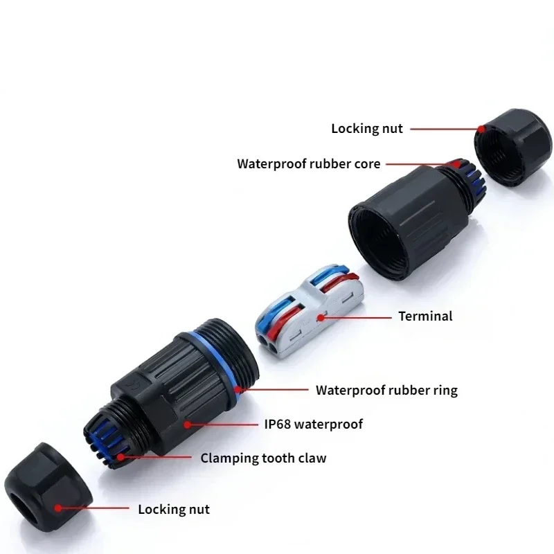 I Shape IP68 Waterproof Connec - Outdoor Lighting Wire Connectors ulasan dan harga