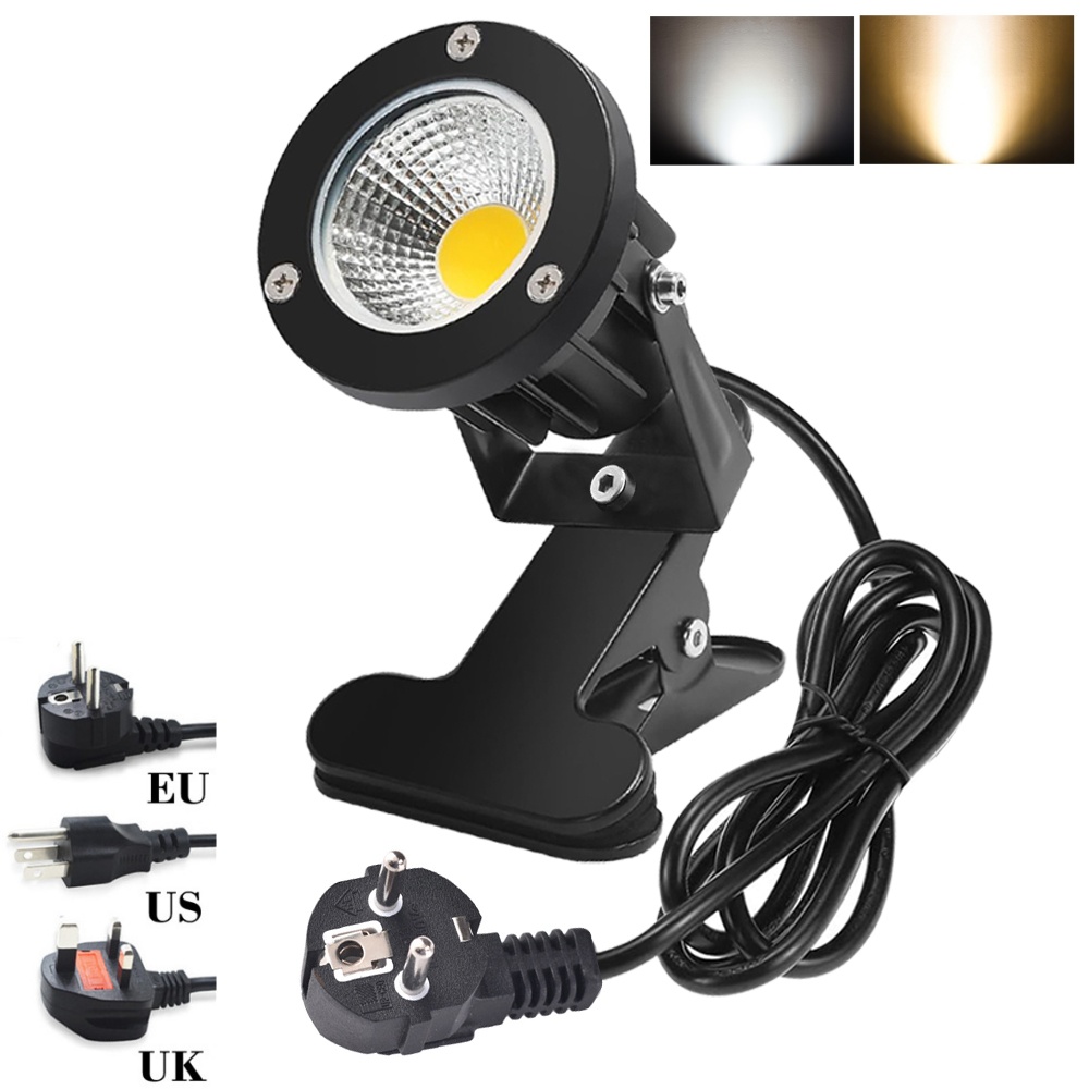 Clip On Spot Light Plug in Wat - Outdoor Lighting Uk ulasan dan harga