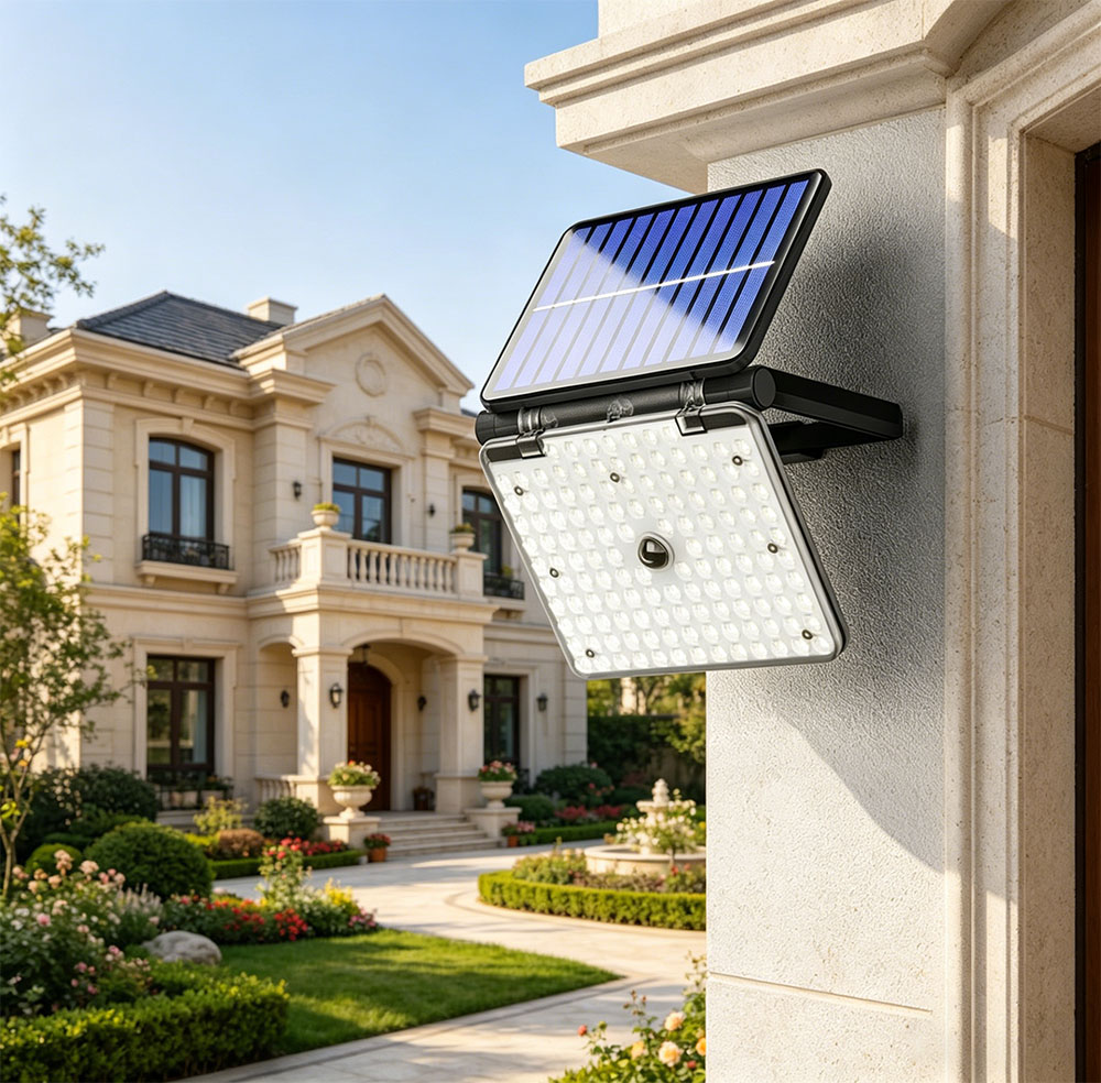 1/2/4 PCS Solar Flood Lights O - Outdoor Lighting Front Yard ulasan dan harga