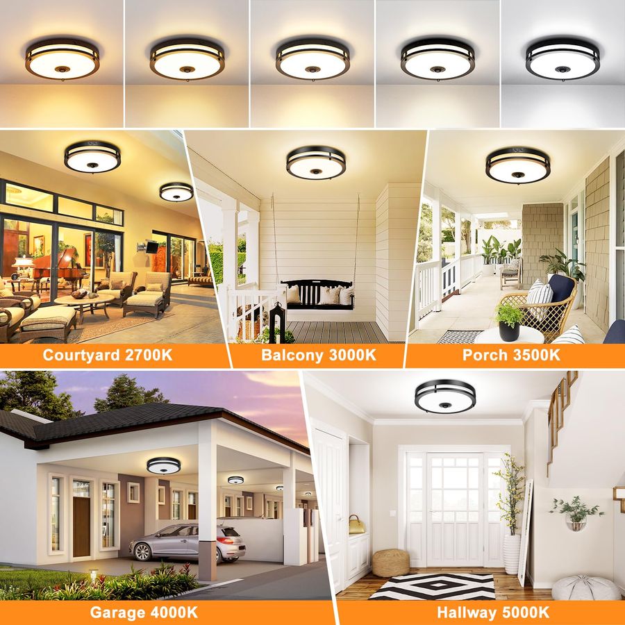 LED Motion Sensor Outdoor Ceil - Outdoor Lighting Sensor ulasan dan harga
