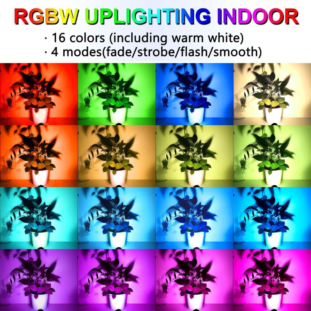 RGBW 8W LED Spotlight with Rem - Outdoor Lighting Landscape ulasan dan harga