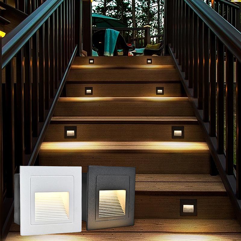 【CCA】3W LED Waterproof Step Li - Outdoor Lighting For Steps ulasan dan harga