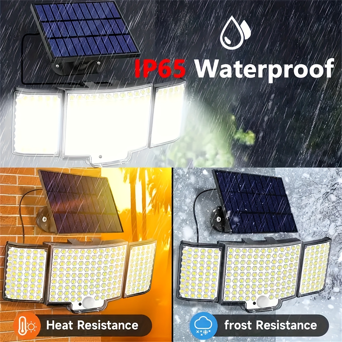 212LEDs Solar Lights Outdoor 3 - Outdoor Lighting Front Yard ulasan dan harga