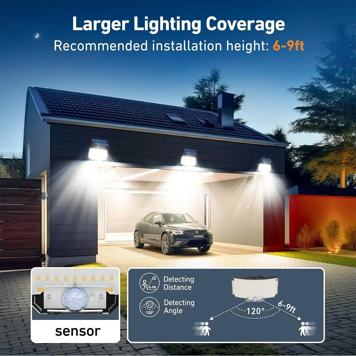 234LED Solar Outdoor Lights Mo - Outdoor Lighting Sensor ulasan dan harga