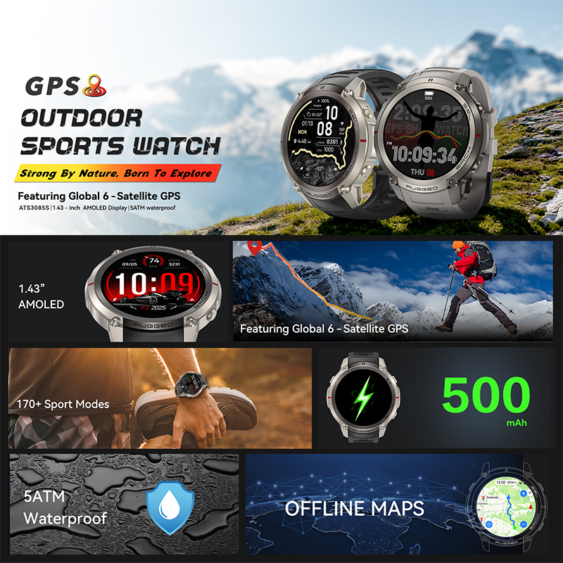2026 Smart Watch Outdoor Sport - Outdoor Lighting Japanese ulasan dan harga