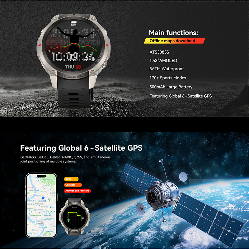 2026 Smart Watch Outdoor Sport - Outdoor Lighting Japanese ulasan dan harga