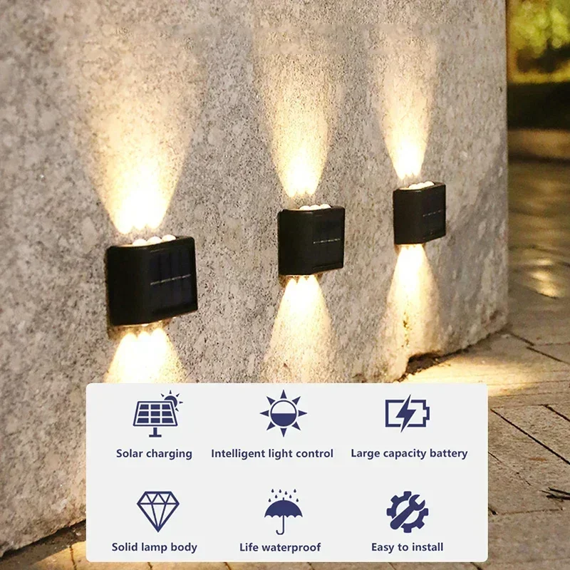 COB Solar Wall Lamp Outdoor Wa - Outdoor Lighting Portable ulasan dan harga