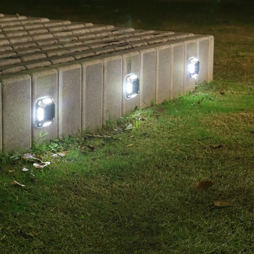 4 PCS 8 LED Solar Ground Light - Ground Light Recessed ulasan dan harga