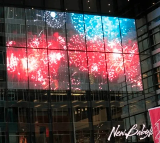 Super Light Transparent LED Di - Outdoor Lighting Video ulasan dan harga