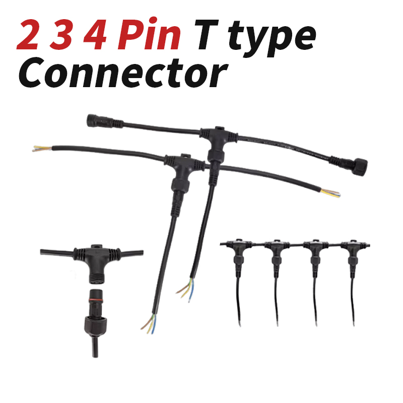 T type 3 Way Connector 2/3/4Pi - Outdoor Lighting Wire Connectors ulasan dan harga