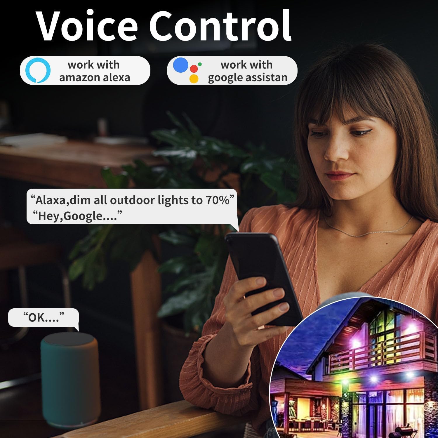 Tuya Smart Life APP Controlled - Outdoor Lighting Uk ulasan dan harga