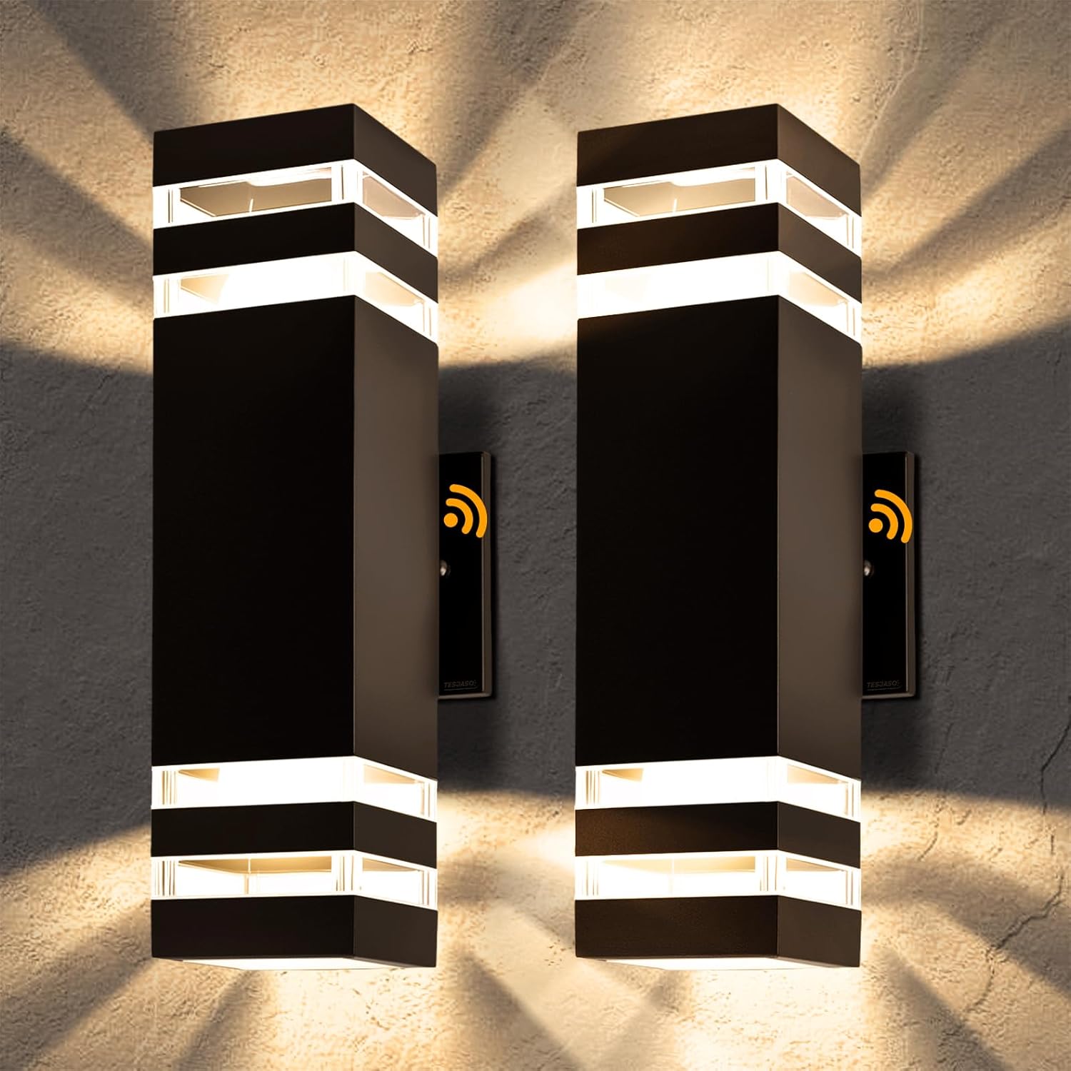 Modern Outdoor Wall Sconce 2-P - Outdoor Lighting Up And Down ulasan dan harga