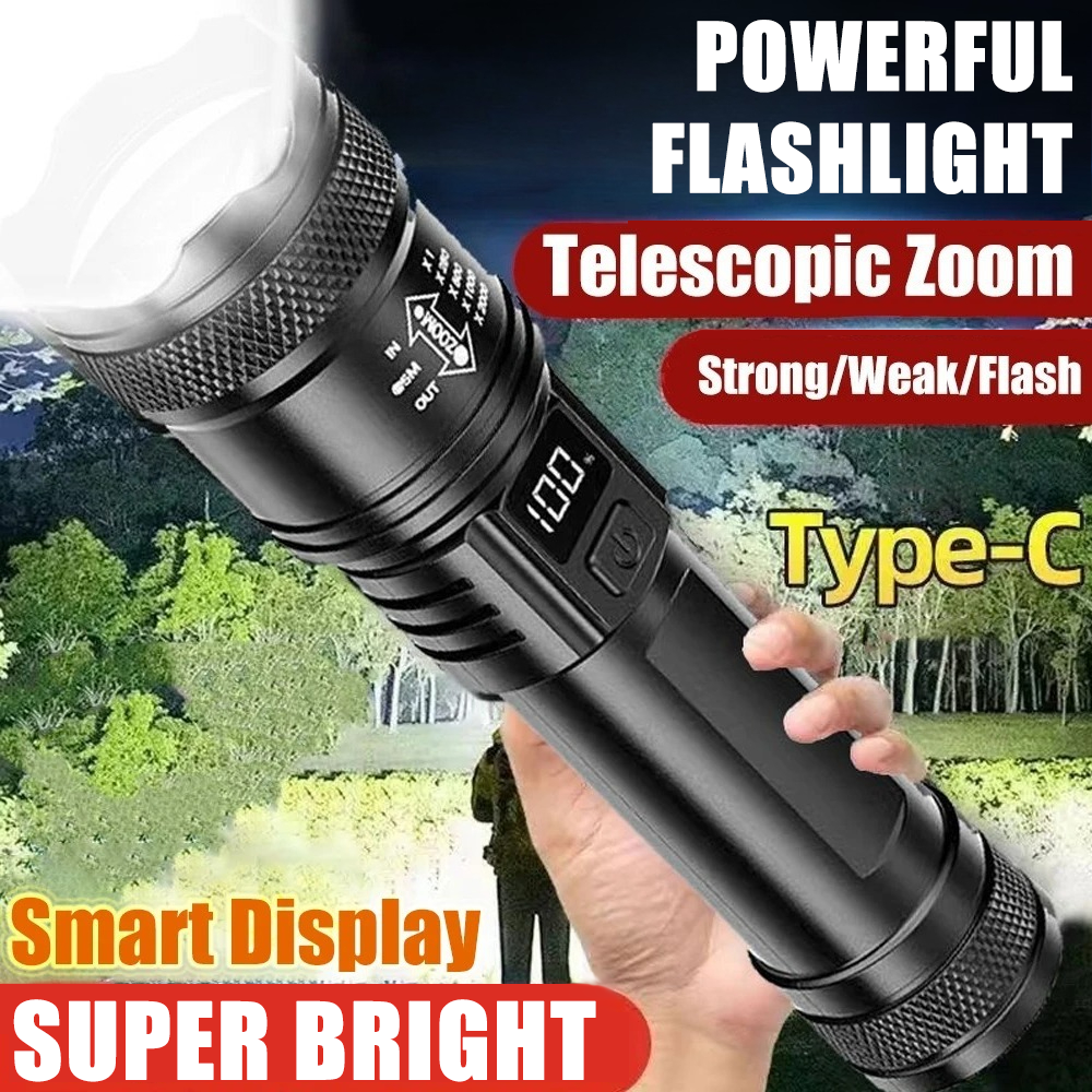 Rechargeable LED Flashlight Zo - Outdoor Lighting Quality ulasan dan harga