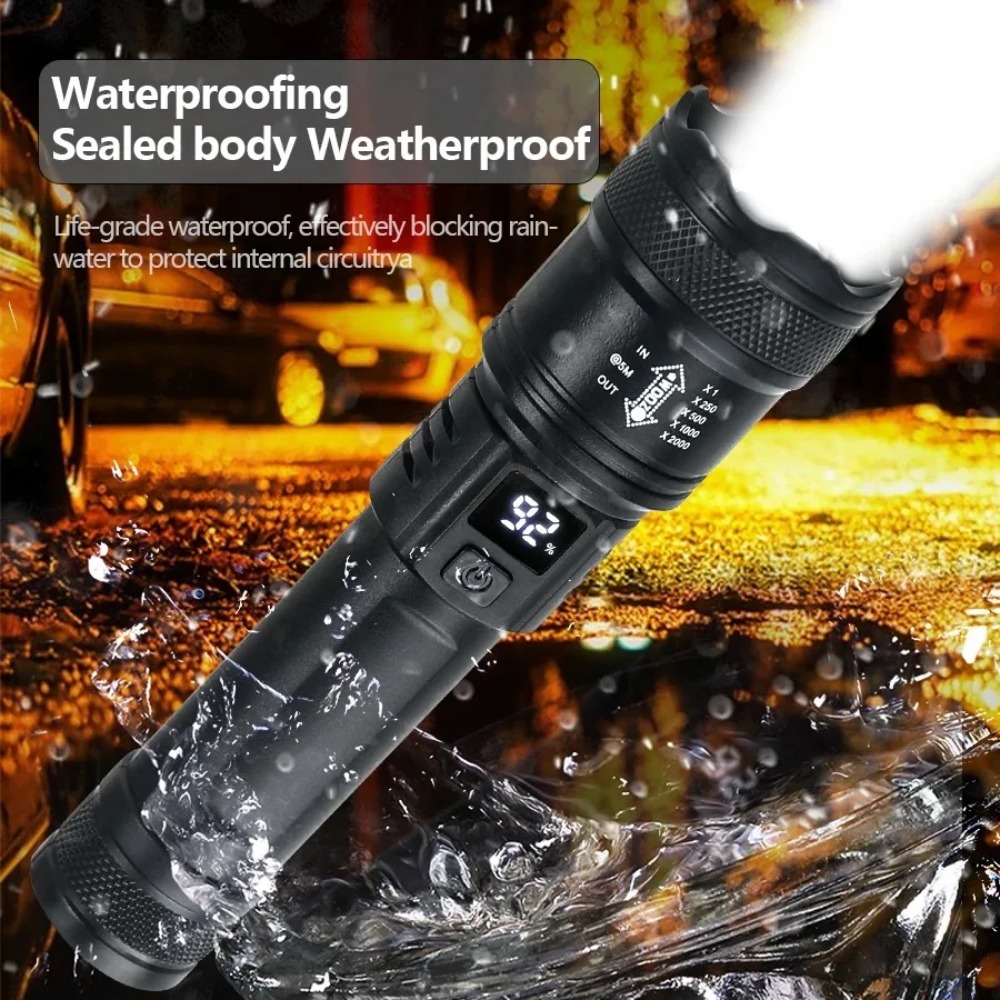 Rechargeable LED Flashlight Zo - Outdoor Lighting Quality ulasan dan harga