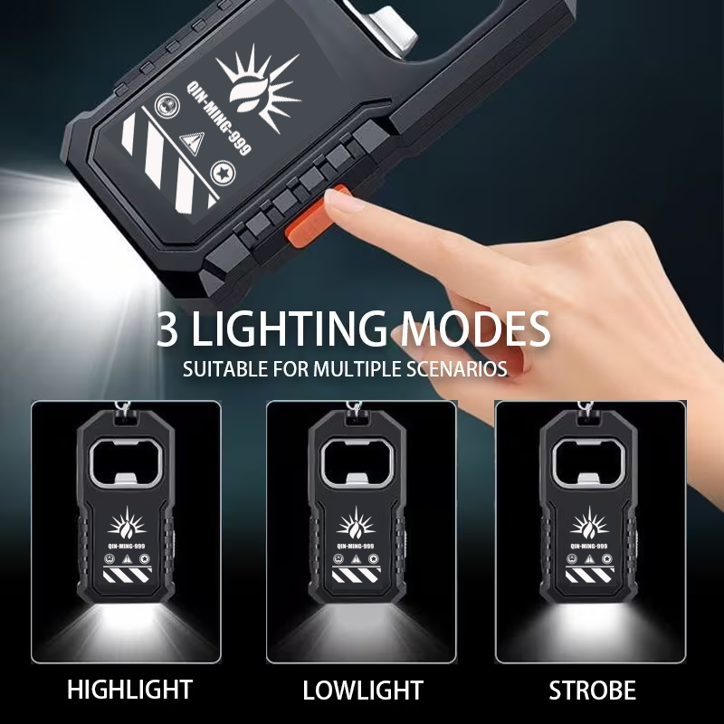 2Pcs Portable LED COB Keychain - Outdoor Lighting Landscape ulasan dan harga