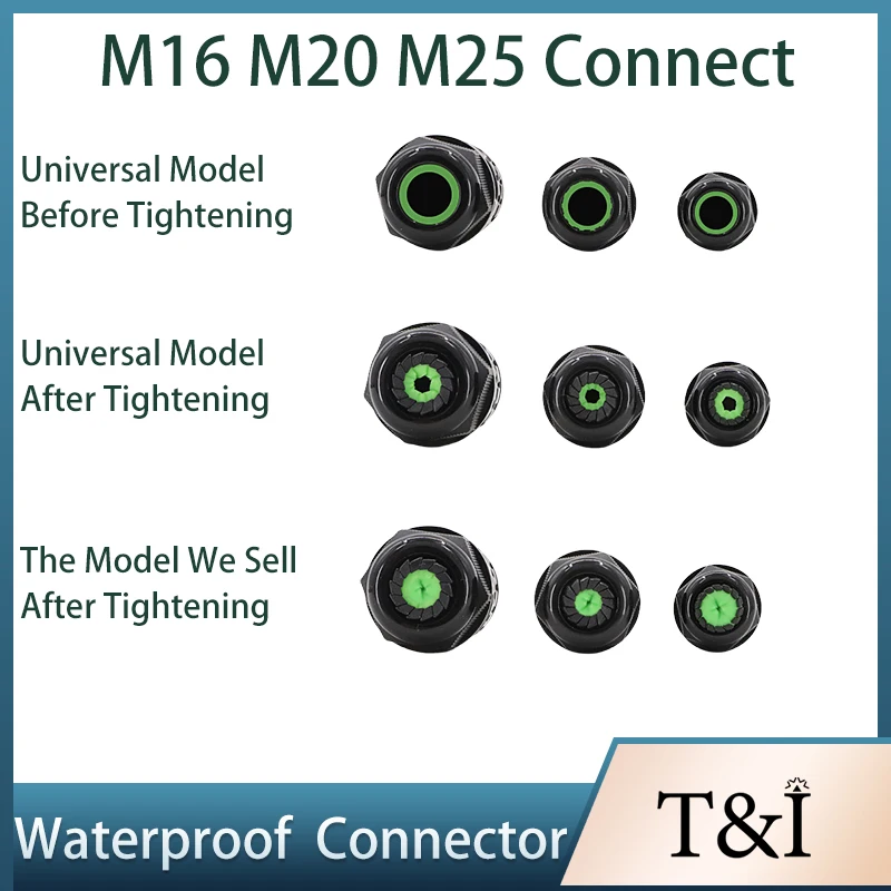 M16 M20 M25 IP68 Waterproof Ou - Outdoor Lighting Wire Connectors ulasan dan harga