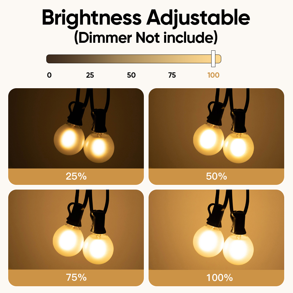 Waterproof G40 Led Lights Deco - Outdoor Lighting Uk ulasan dan harga