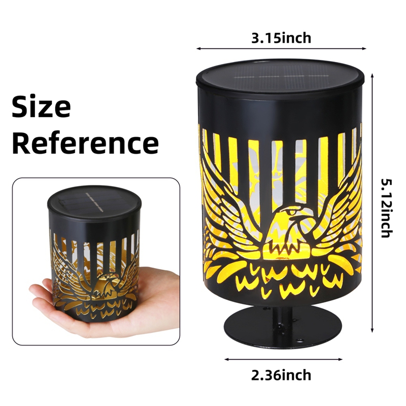2 Pack Solar Fence Lights Meta - Outdoor Lighting For Steps ulasan dan harga