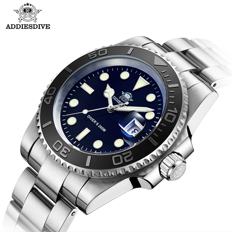 ADDIESDIVE 41mm Men's Quartz W - Outdoor Lighting Japanese ulasan dan harga