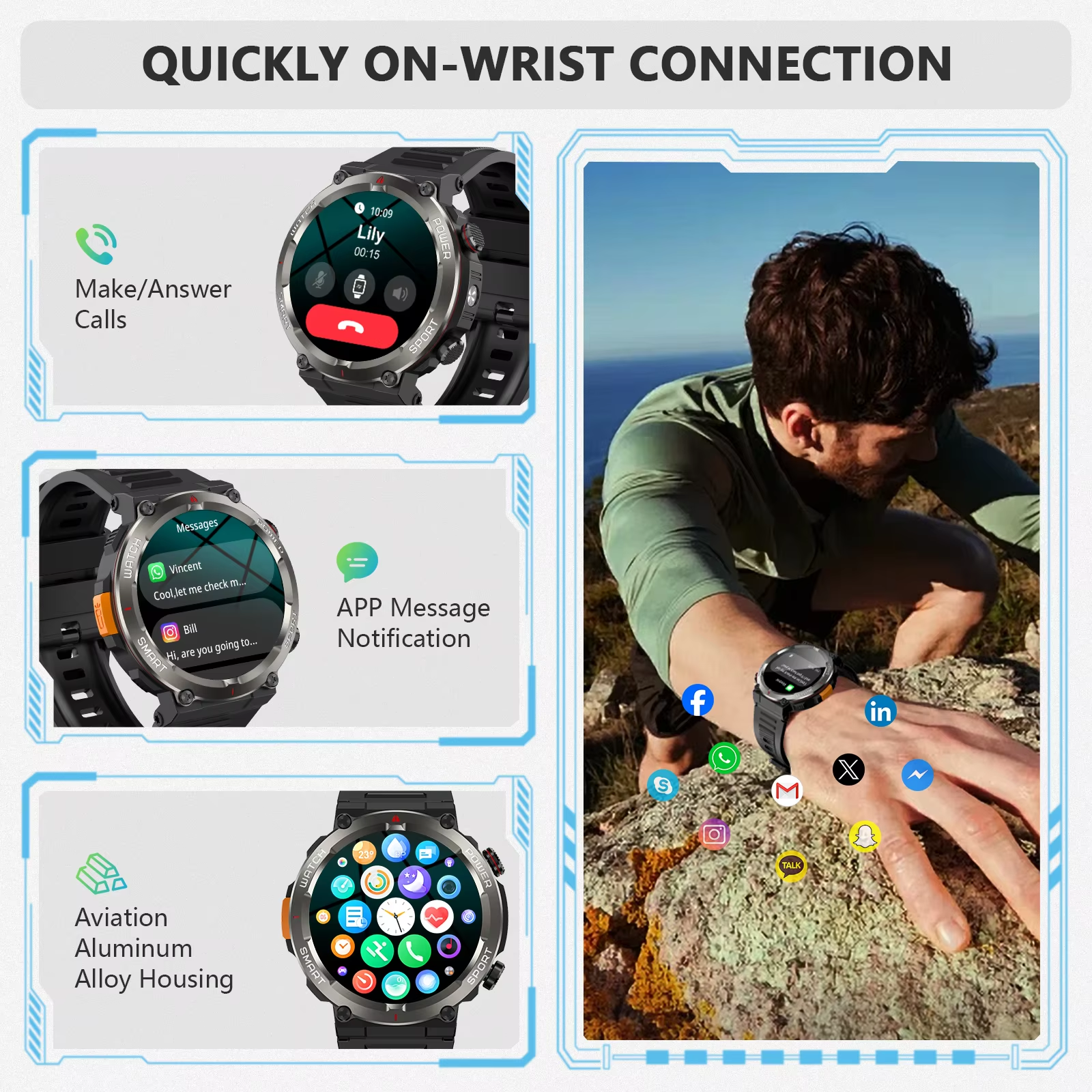 Blackview W50Pro Bluetooth Cal - Outdoor Lighting Japanese ulasan dan harga