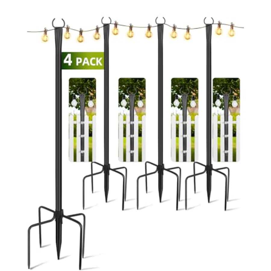 String Light Poles for Outside - Outdoor Lighting Front Yard ulasan dan harga
