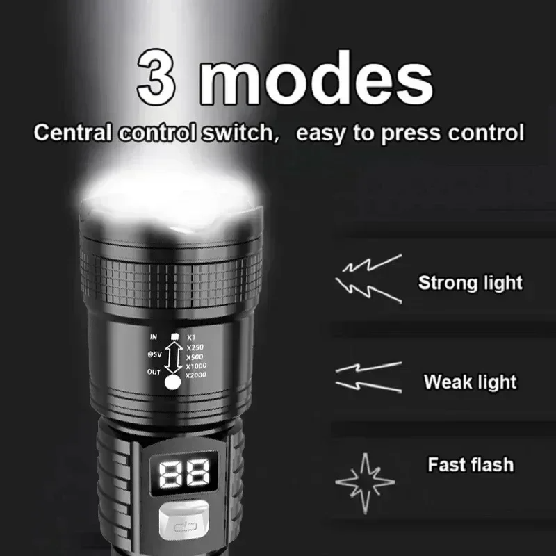 P50 High Brightness Flashlight - Outdoor Lighting Quality ulasan dan harga