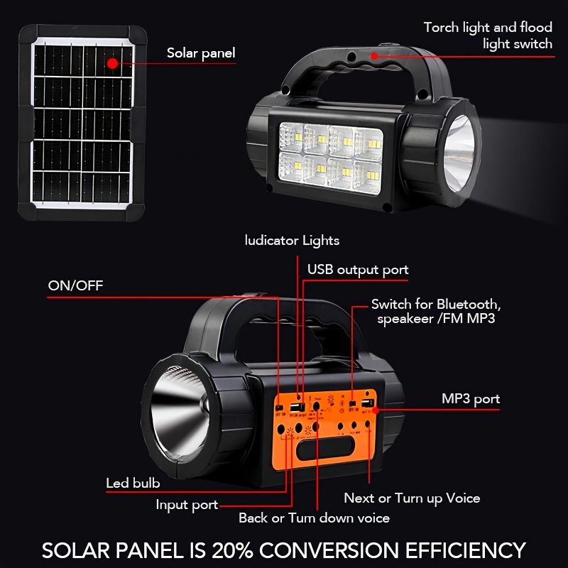 Solar Rechargeable Camping Lig - Outdoor Lighting Portable ulasan dan harga