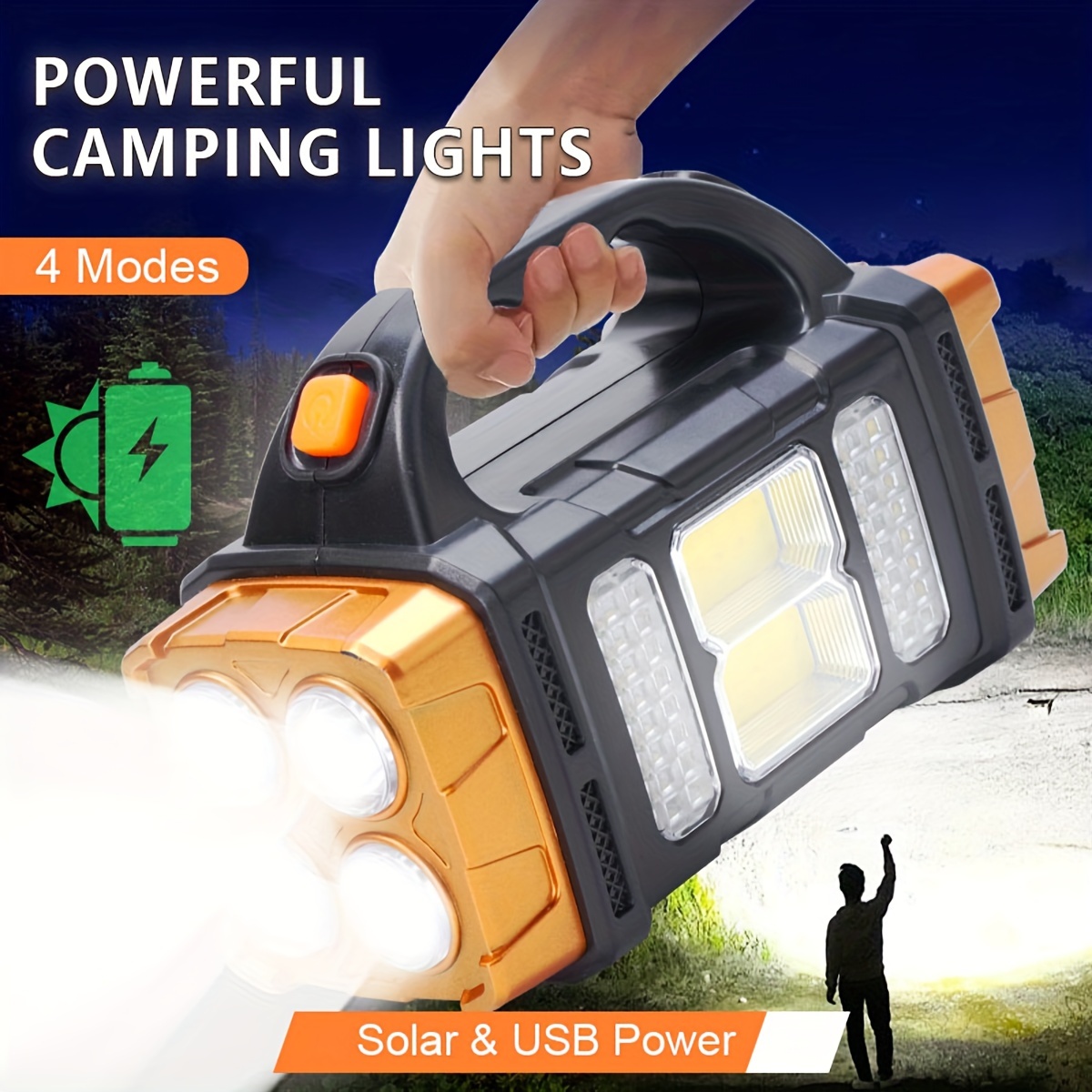 New Upgrade Rechargeable High  - Outdoor Lighting Quality ulasan dan harga
