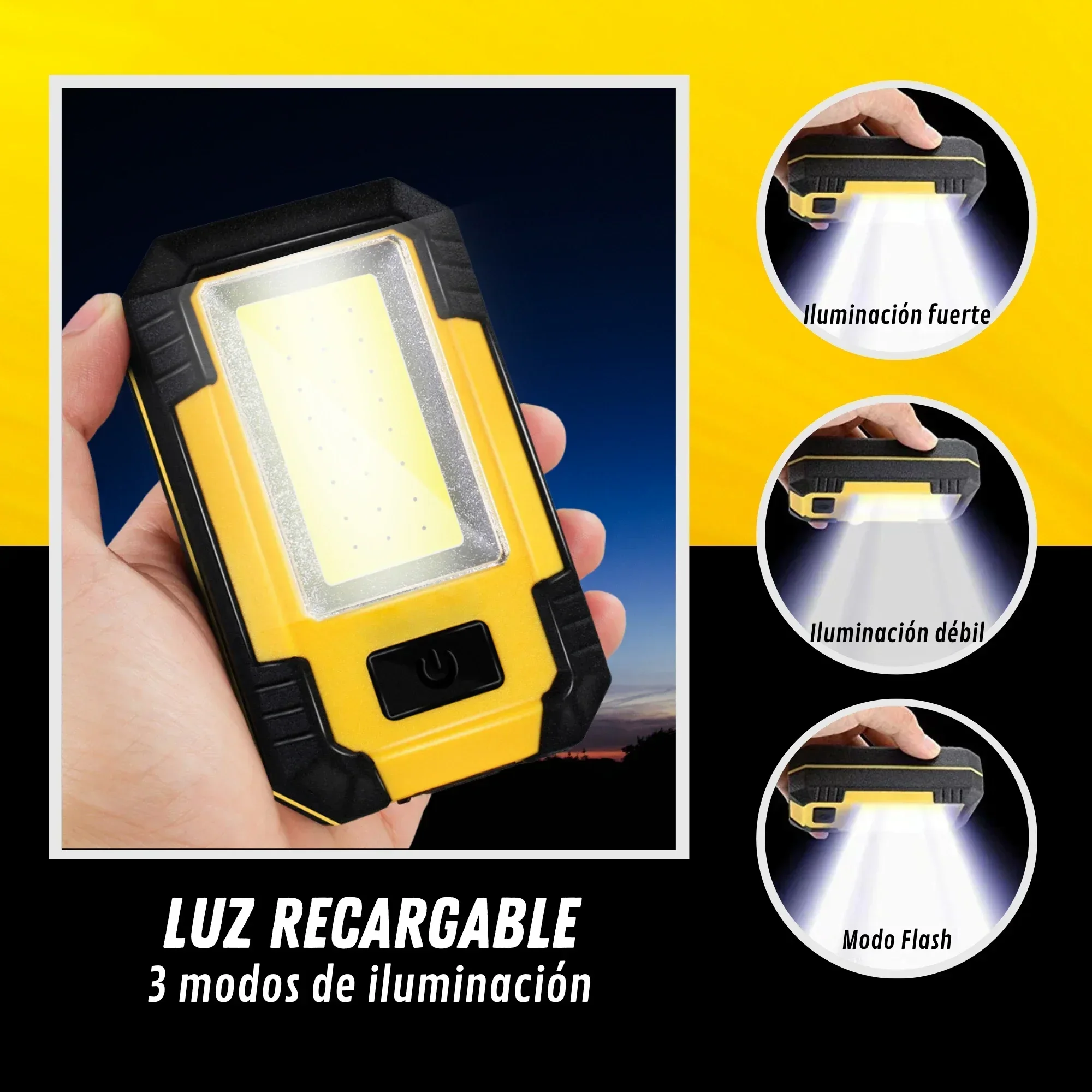 Portable 4000MaH Rechargeable  - Zinc Outdoor Lighting ulasan dan harga
