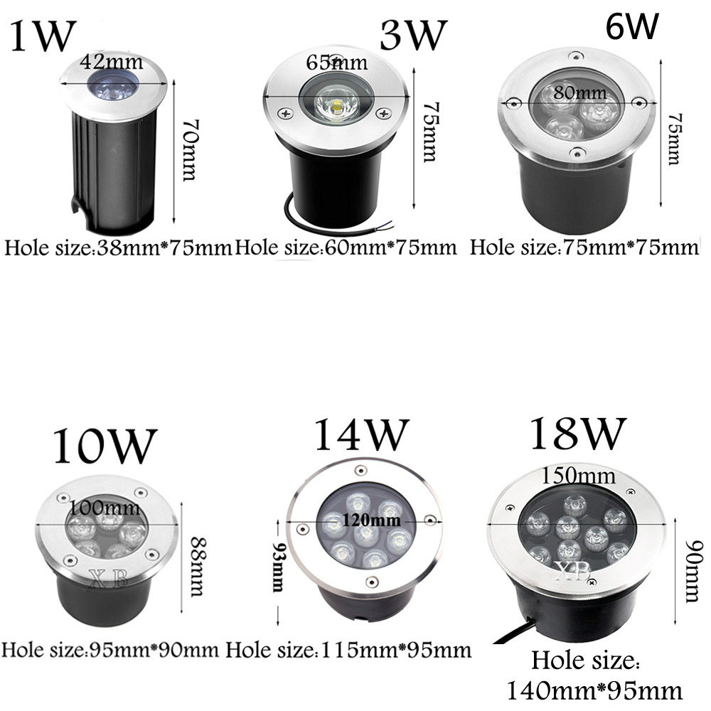 Waterproof Led Light Garden Un - Ground Light Recessed ulasan dan harga