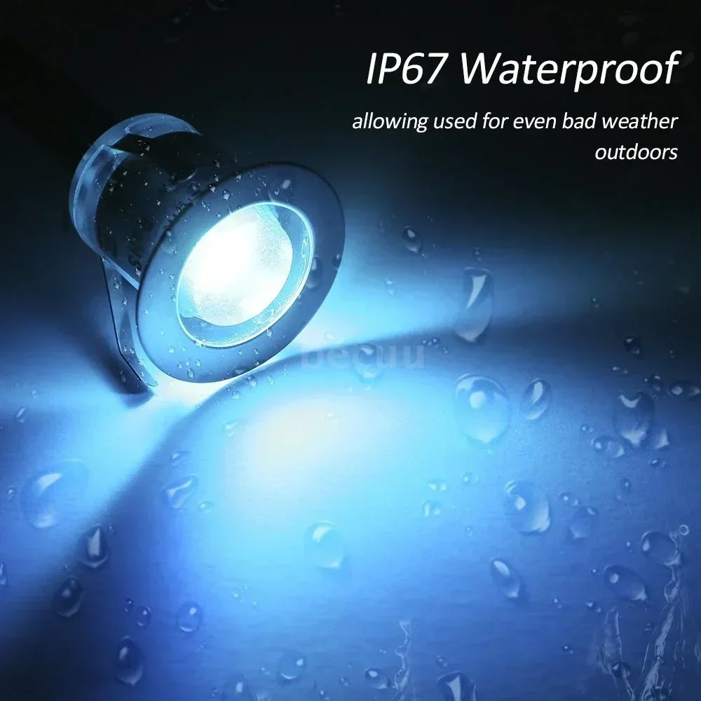 32mm RGBW LED Deck Light 0 6W  - Ground Light Recessed ulasan dan harga